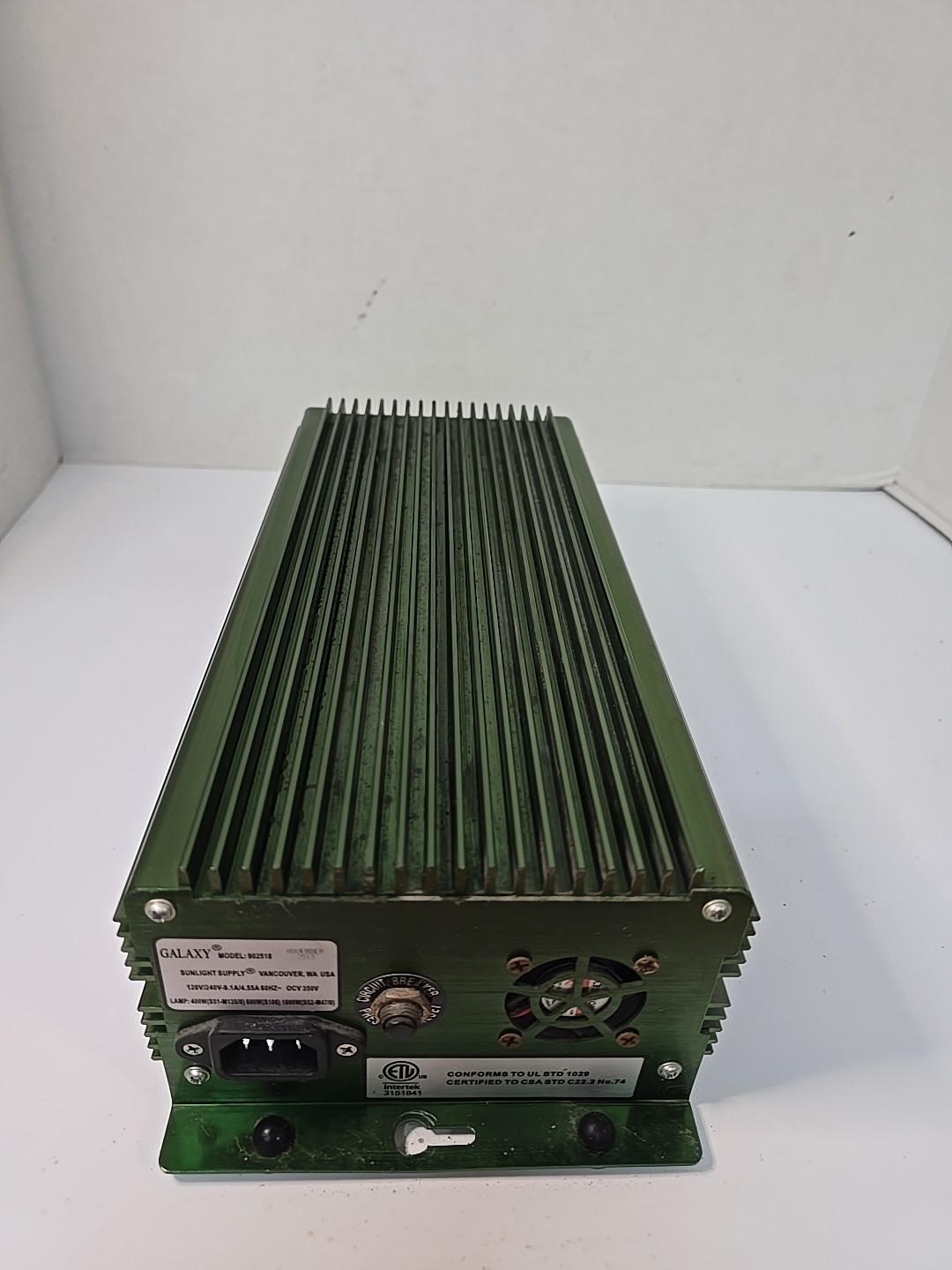 Galaxy Dimmable 400-1000  Watt Electronic Ballast Sunlight Supply