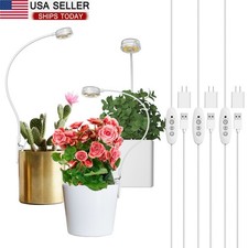 3x SANSI LED Clip Grow Light for Indoor Potted Plants Seeds Starting With Timer picture