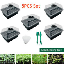 5 Pack Seeds Starter Tray Plant Growing Seeding Strater Greenhouse Kit with Tool picture