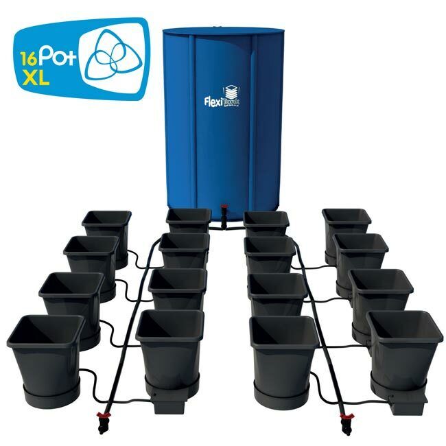 AutoPot 16 Pot XL System w/ 60 gal FlexiTank (6.6 gal pots) - AutoPot Water Syst