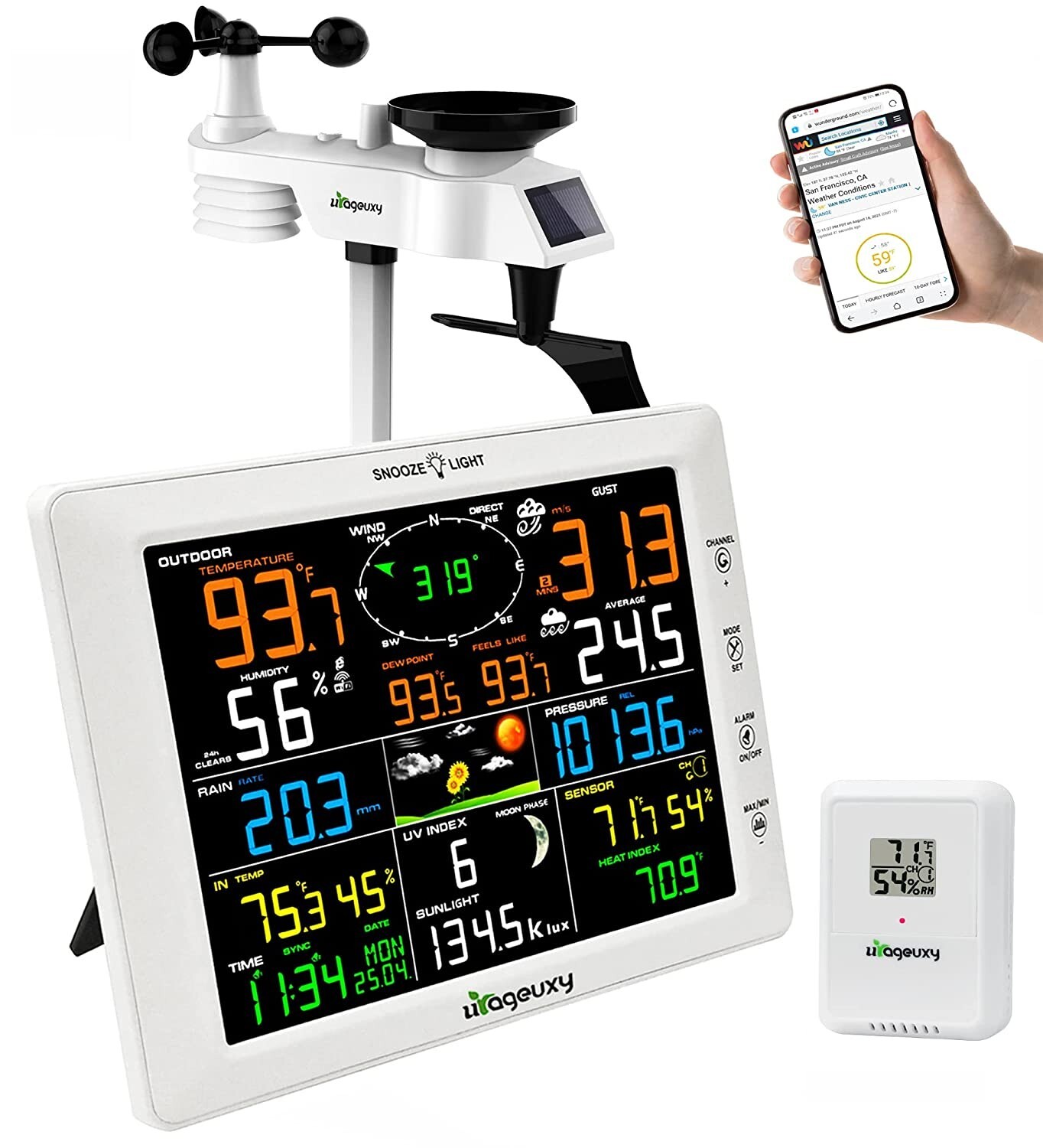 Home Wi-Fi Smart Weather Station Big 10 Home Wi-Fi Smart Weather Station Big 10