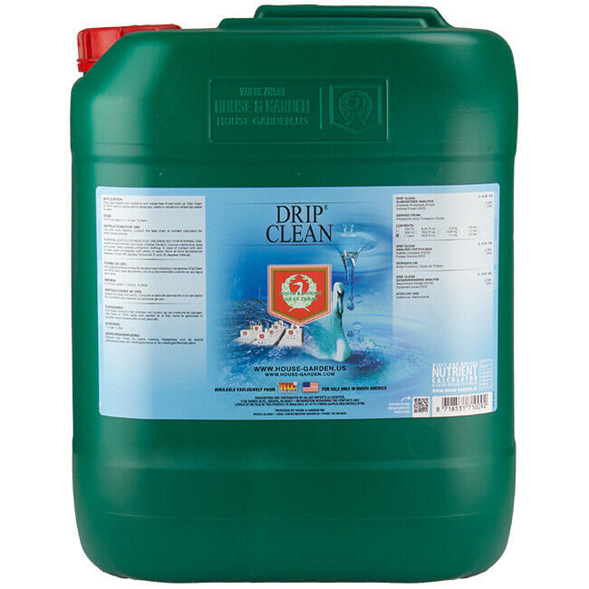 House and Garden Drip Clean 20 LITER - flushing agent solution clean system