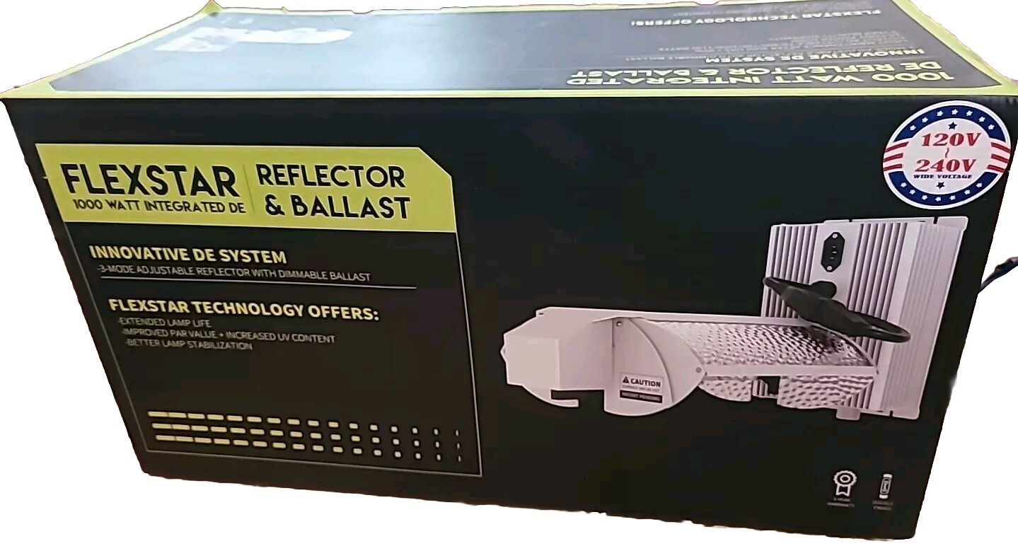 Flexstar 1000 Watt Integrated Reflector & Ballast 120-240 Wattage
