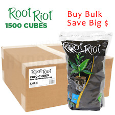 Root Riot Replacement Cubes - Organic Seed Moistened Starter Plugs - 1500 Pack picture