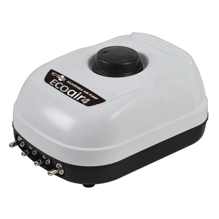 EcoPlus EcoAir 4 Air Pump 4 Outlets 6.5W 253 GPH HGC728355 Hydroponics