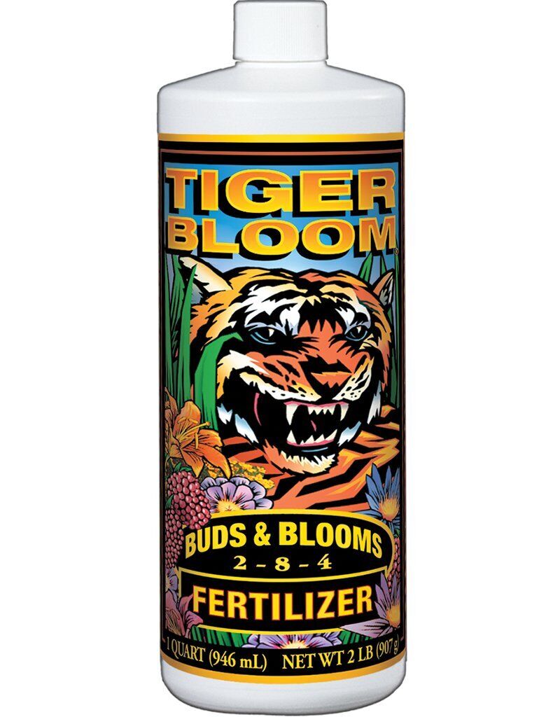 Fox Farm Tiger Bloom Nutrient Liquid Plant Fertilizer, 32 oz (1 Quart Bottle)