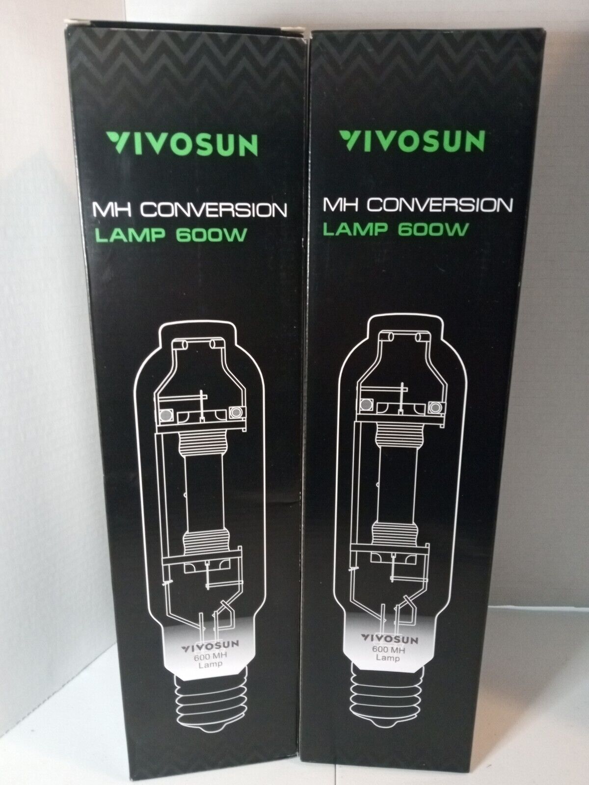 VIVOSUN 2 Pack 600W MH Conversion Grow Light Bulb Lamp 60000 Lumens Replacement 