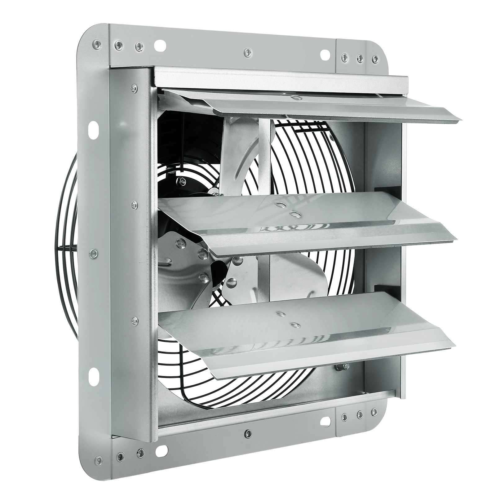 VEVOR Shutter Exhaust Fan Shop Exhaust Fan 10\'\' Wall Mounted Aluminum 820 CFM