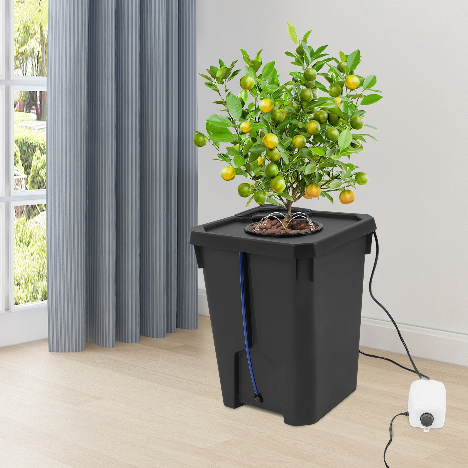 Hydroponics Growing Culture Bucket System Recirculating Drip Garden System Hydroponics Growing Culture Bucket System Recirculating Drip Garden System