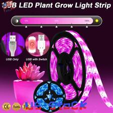 US 5V USB LED Strip Plant Grow Light Dimmable Lamp Veg Flower Fruit Hydroponic picture