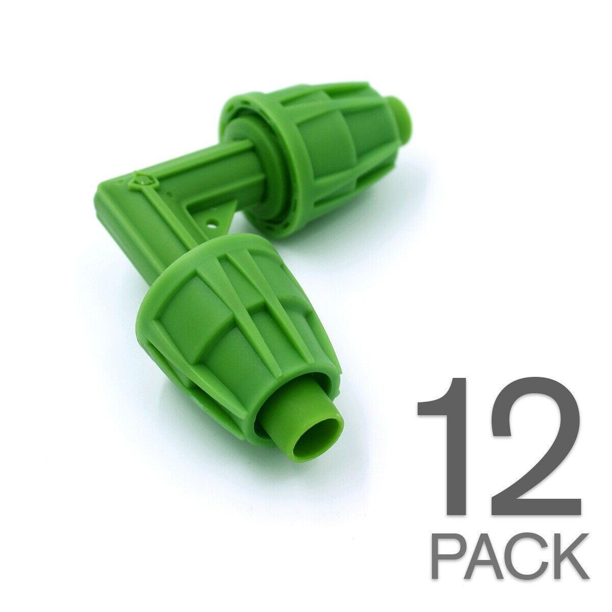FloraFlex Micro Drip 16-17 mm Elbow Pipe Fitting (12 PACK) Watering System