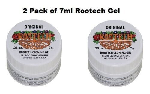 2 Pack - Technaflora Rootech Cloning Gel 7 gm 1/4oz 7ml High Quality US SELLER