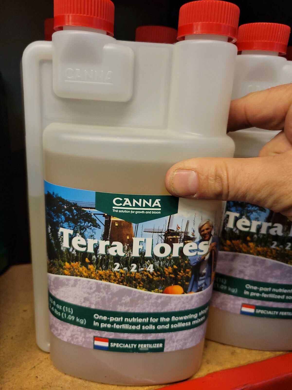 Canna nutrients Terra Flores 1 L one part Nutrient for the flowering stage soils