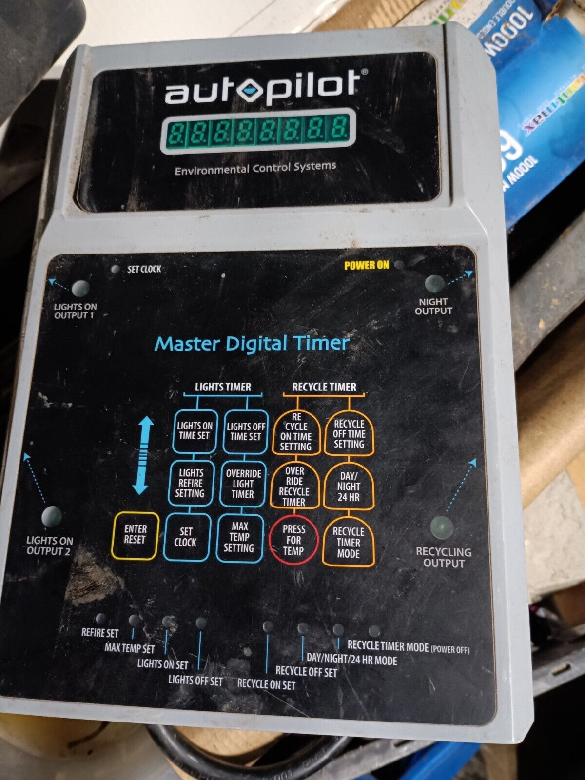 HydroFarm AutoPilot Master Digital Timer Light Environmental Control Systems