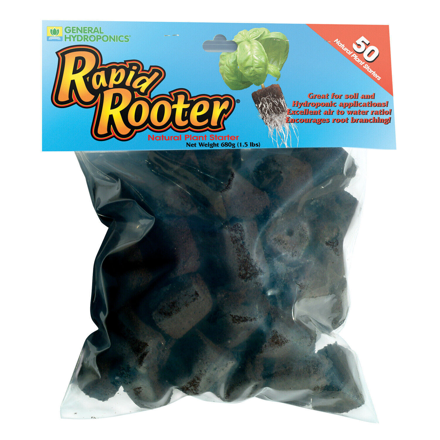 General Hydroponics Rapid Rooter, Starter Plug for Seeds or Cuttings