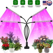 4 Heads LED Grow Light Plant Growing Lamp Indoor Plants Full Spectrum UV w/Tools picture