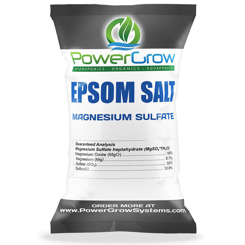 EPSOM SALT (Magnesium Sulfate) Agricultural Fertilizer Grade - BULK