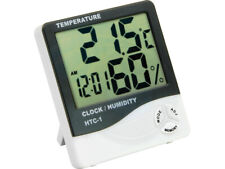 Digital Alarm Clock Thermometer Hygrometer Indoor Room Weather Station picture