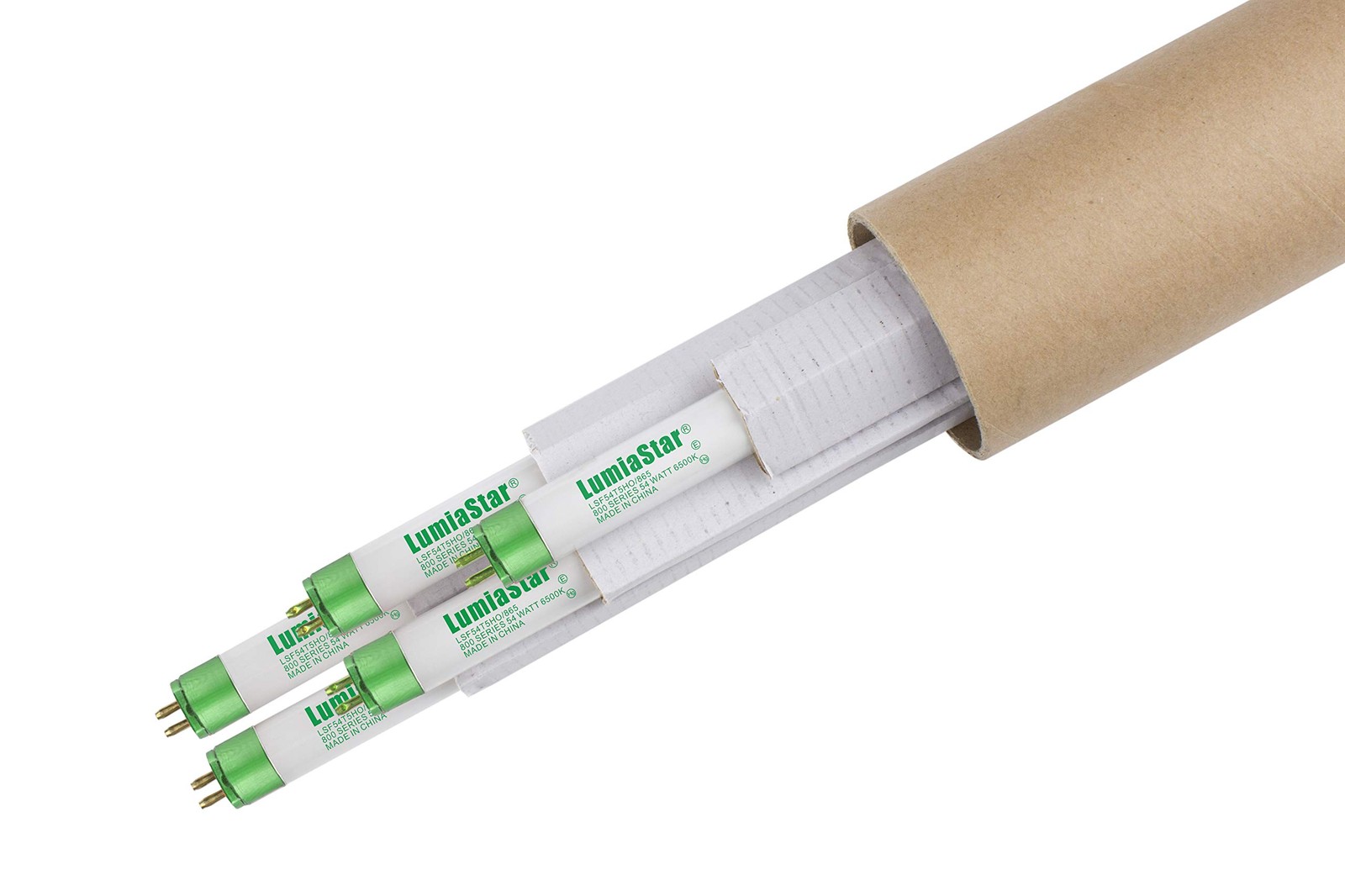 4FT 54W T5 HO 6500K Fluorescent Grow Light Bulbs - Pack of 5