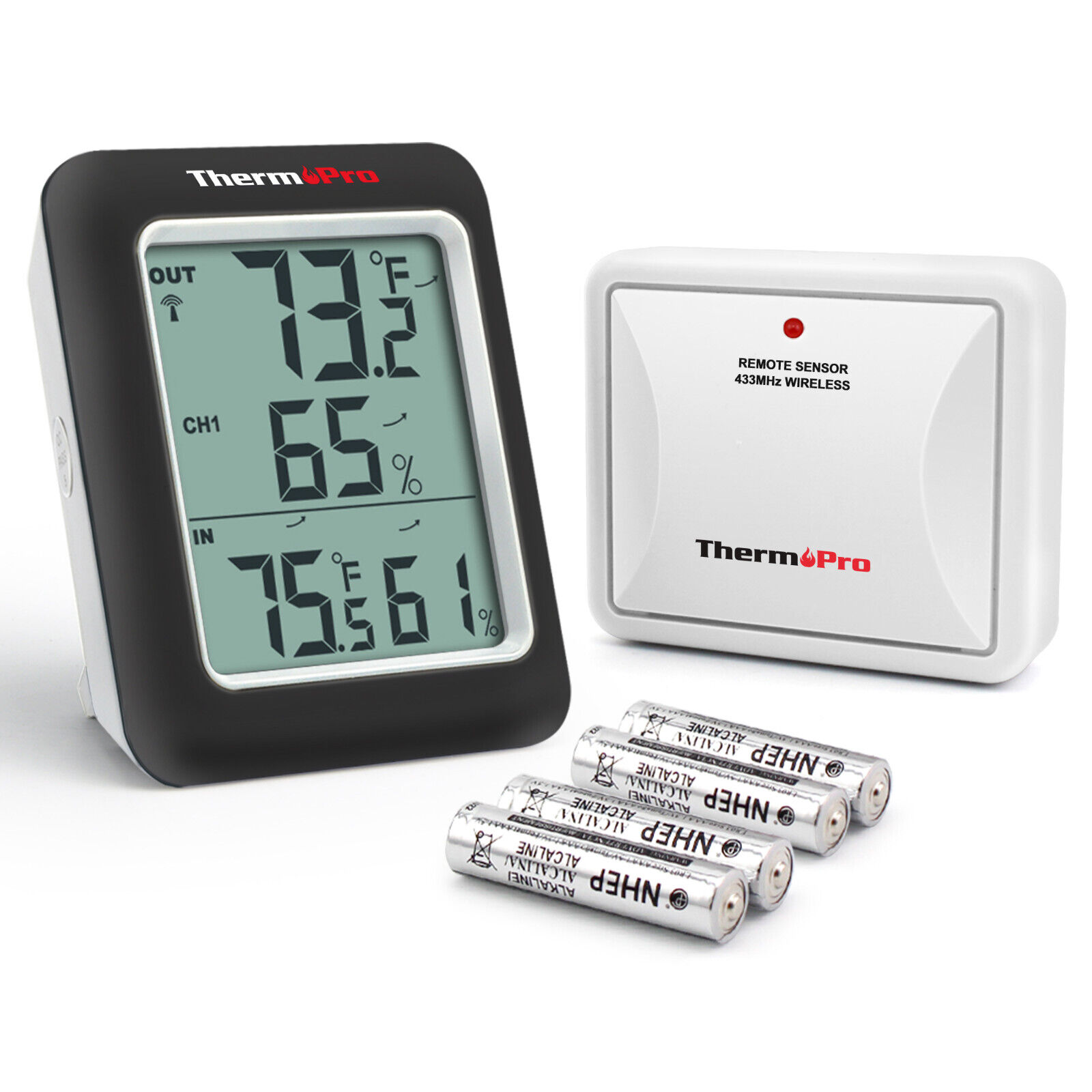 Digital Hygrometer Indoor Outdoor Humidity Thermometer Meter /Transmitter Sensor