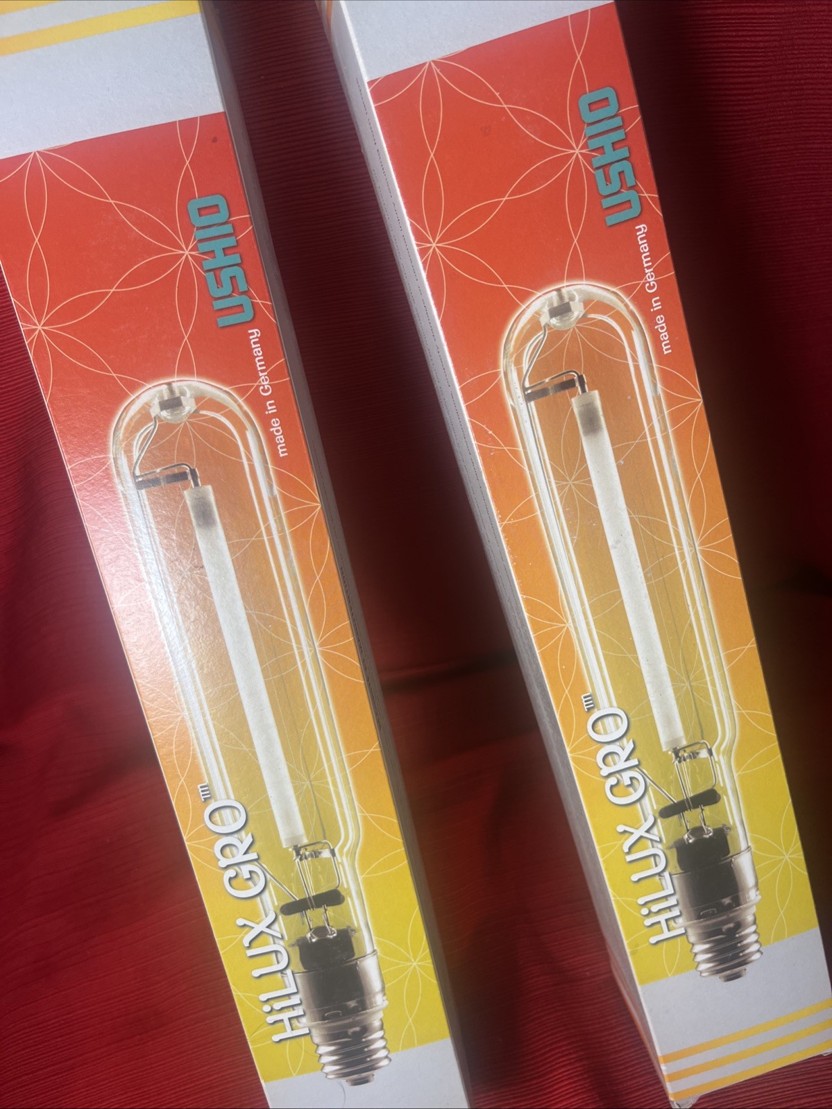 Ushio 2pc 1000W HPS Lamp Hilux Gro Opti Red bulb 1000 watt digital hortilux grow Ushio 2pc 1000W HPS Lamp Hilux Gro Opti Red bulb 1000 watt digital hortilux grow