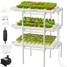 3-Layer Hydroponics Growing System Kit for Soilless Vegetable Cultivation picture