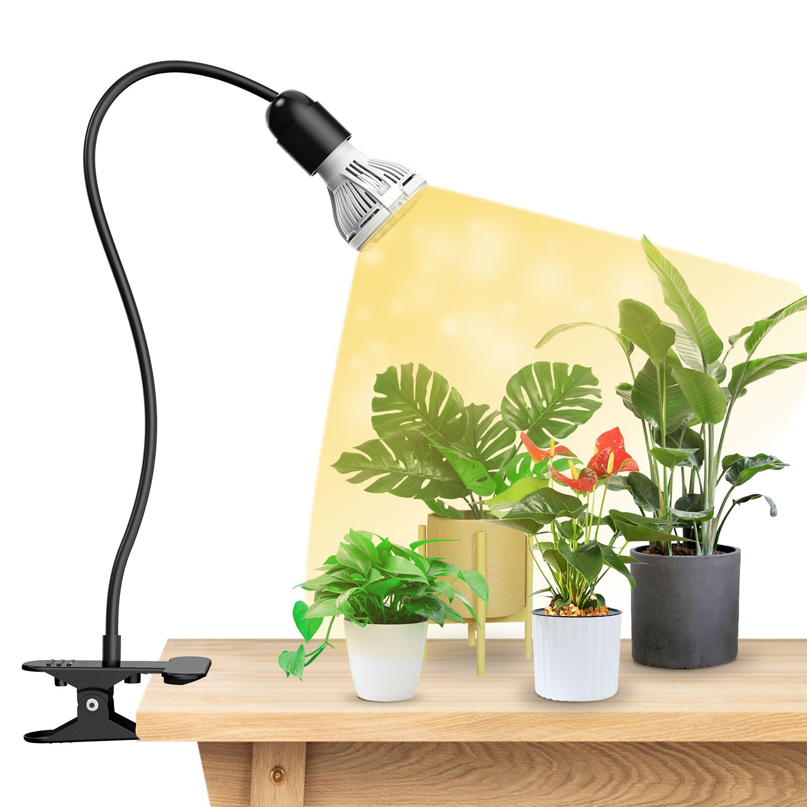SANSI 10W-40W LED Clip Grow Lights Full Spectrum Indoor Plant Growing Lamp USED SANSI 10W-40W LED Clip Grow Lights Full Spectrum Indoor Plant Growing Lamp USED