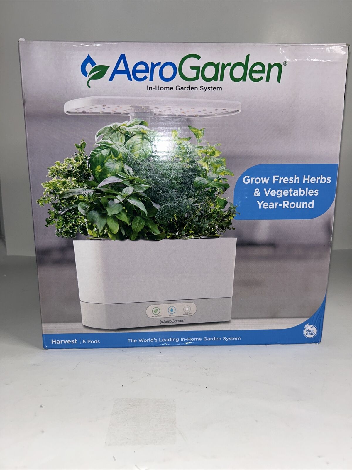 AeroGarden  Harvest In Home Indoor Garden System  Herbs 6 Pods Kit NEW