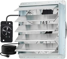20/24inch Shutter Exhaust Fan Wall-Mounted with Smart Controller Shutter Fan EC picture