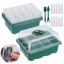 6Pcs Seed Trays Reusable Plant Starter Kit Grow Cloning Propagation Germination picture