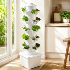 30-pot White Tower Garden Hydroponics Growing System Indoor Smart Garden system picture