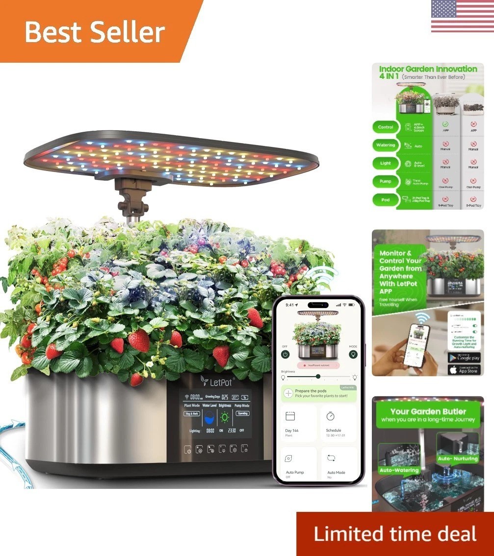 Hydroponics Growing System - 21 Pods with Automatic Irrigation & Light