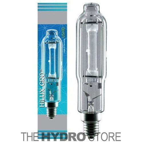 Ushio HiLux Gro MH Blue 600w -Watt Metal Halide Hortilux Light Lamp Bulb lot