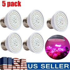 5Pack Growing Lights for Indoor Plants Full Spectrum 80LED Grow Light Bulb Lamps picture