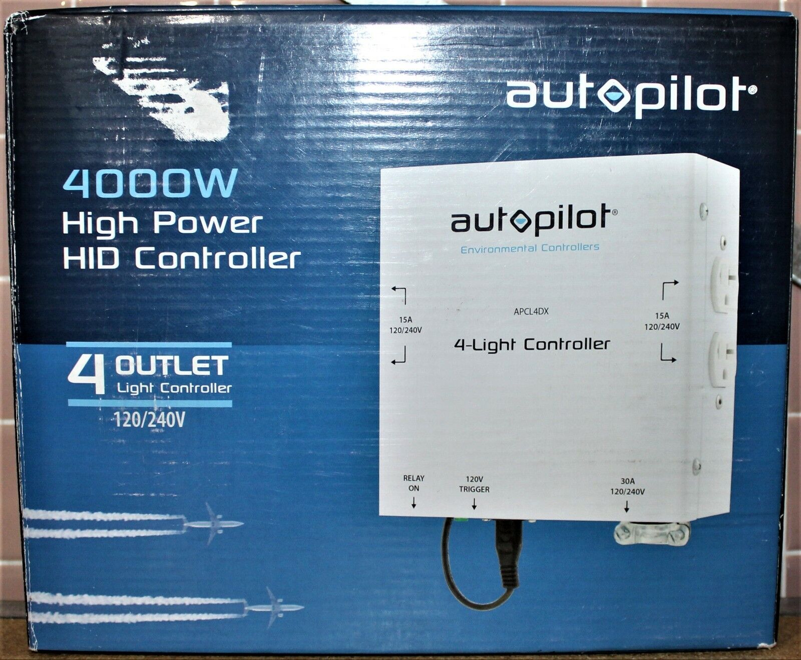 Autopilot APCL4DX 4-Light High Power HID Controller 4000W 120/240V