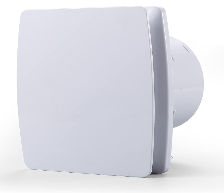 Bathroom Exhaust Fan 141 CFM 6 Inch Window Wall Mount Vent Fanwith Anti-Backflow