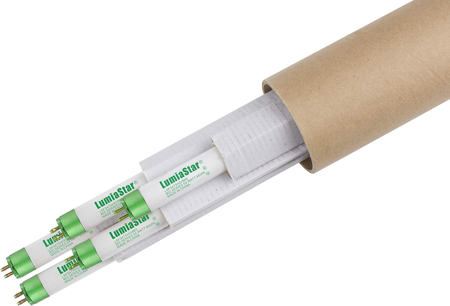 5-Pack 4FT T5 HO Grow Light Bulbs 54W 6500K Fluorescent Tubes