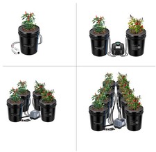 VIVOSUN DWC 5-Gallon Deep Water Culture Hydroponics Grow System 1/2/4/8 Buckets picture