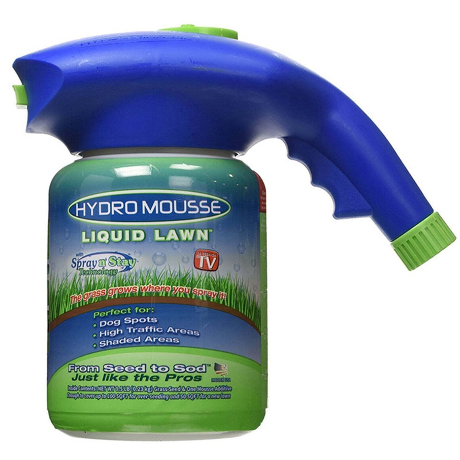 Hydro Mousse Liquid Lawn System - Grow Grass Where You Spray It - Made in China