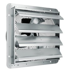 Shutter Exhaust Fan Shop Exhaust Fan 16'' Wall Mounted Aluminum 2000 CFM picture
