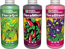 General Hydroponics Flora Series Original 3-Part Nutrient System: Grow, Micro & picture