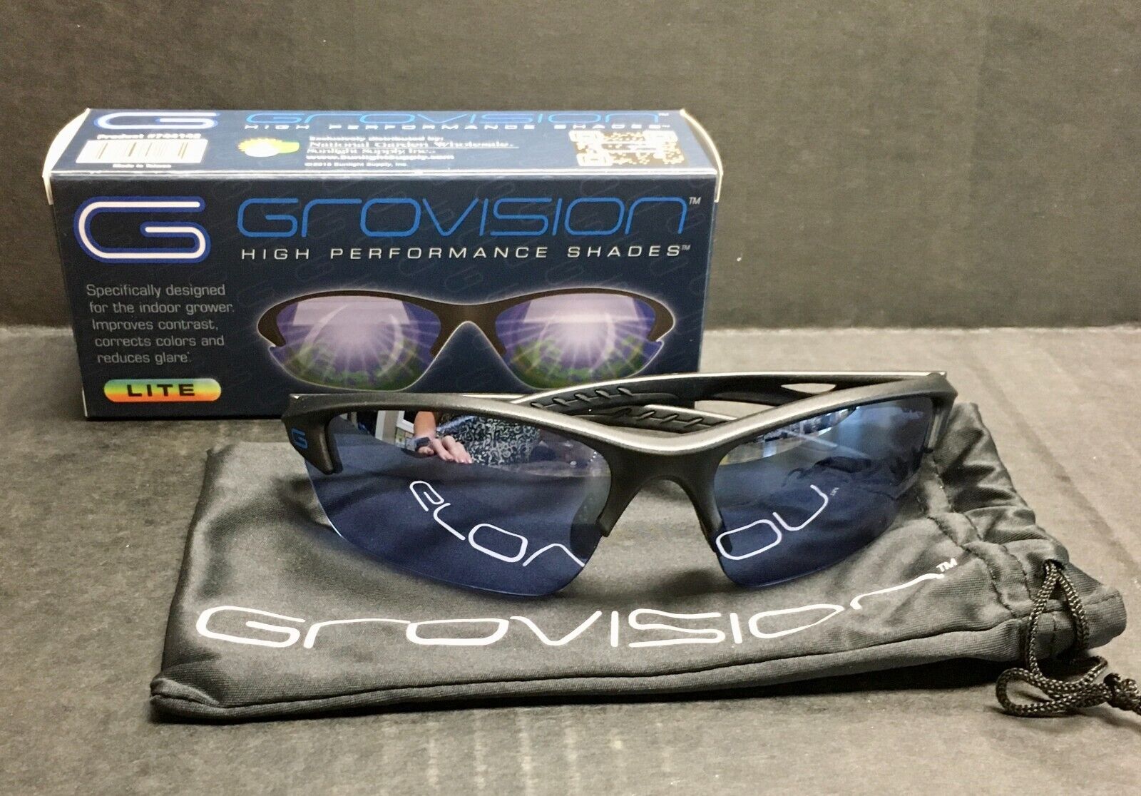 GroVision High performance LED/HID sunglasses. New and Unopened