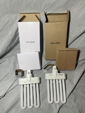 2 AeroGarden Grow Bulbs 100340 26W 120V Replacement CFL Hydroponic Lot picture