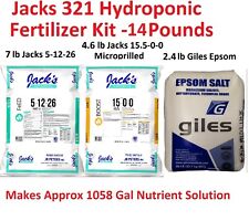 14lb Kit Jacks 321 Hydroponic Fertilizer Nutrient Plant Food Grow Bloom General picture