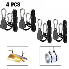 4PCS Grow Light Rope Hanger Ratchet Reflector Hangers for LED Grow Light USA picture