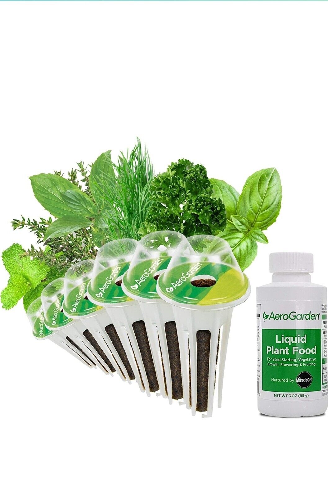 AeroGarden Gourmet Herb Seed Pod Kit  Herb for Indoor Garden - 6 pods