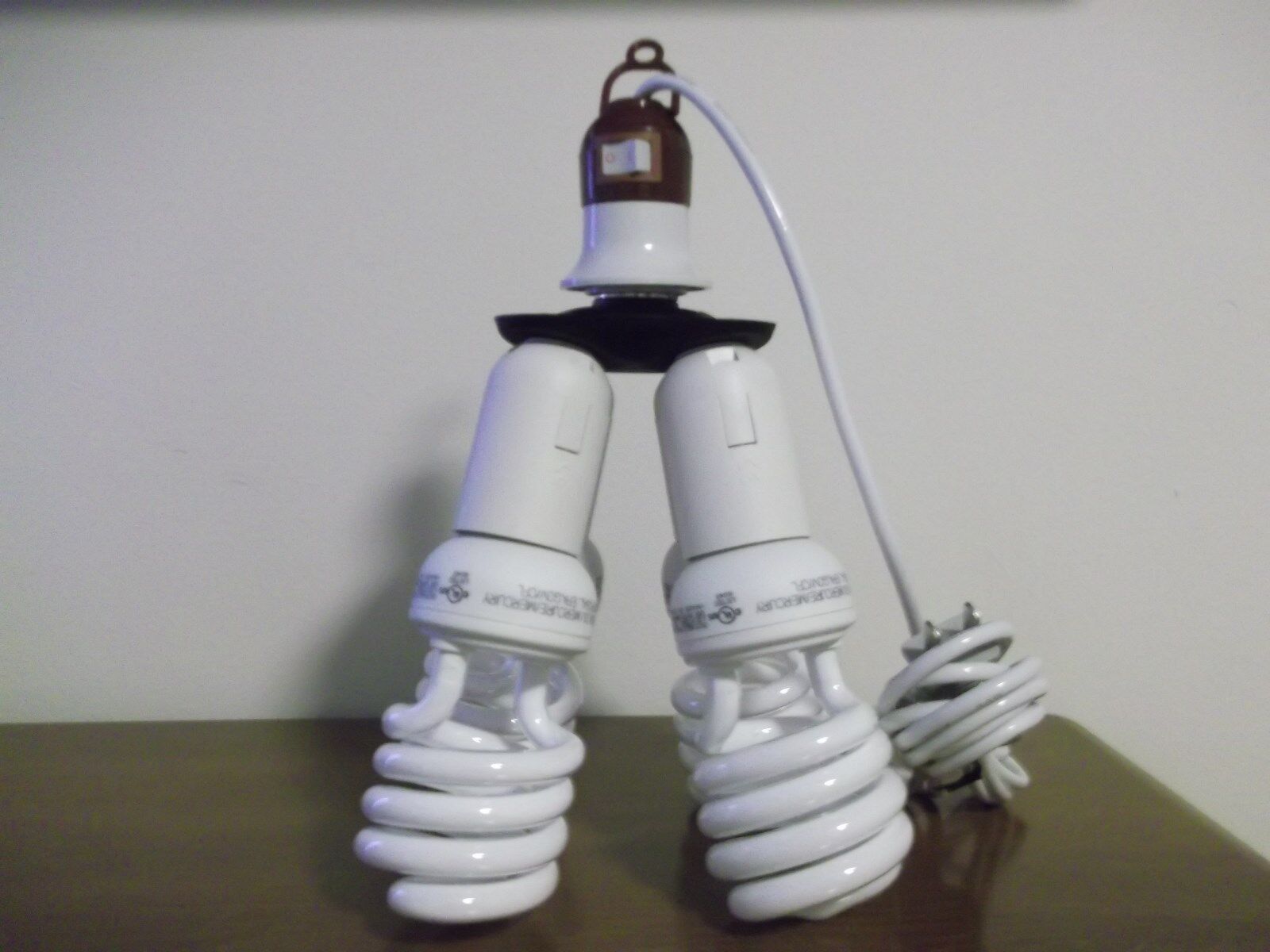 400 WATT CFL GROW LIGHT KIT/ SET WITH 10 FOOT CORD&SOCKET