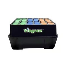 Viagrow 24-Site Aeroponic Clone Machine Plant Cloning System Root Growth Black picture