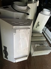 Sun System HydroFarm White Metal Reflector Hood Lot for Hydroponics picture