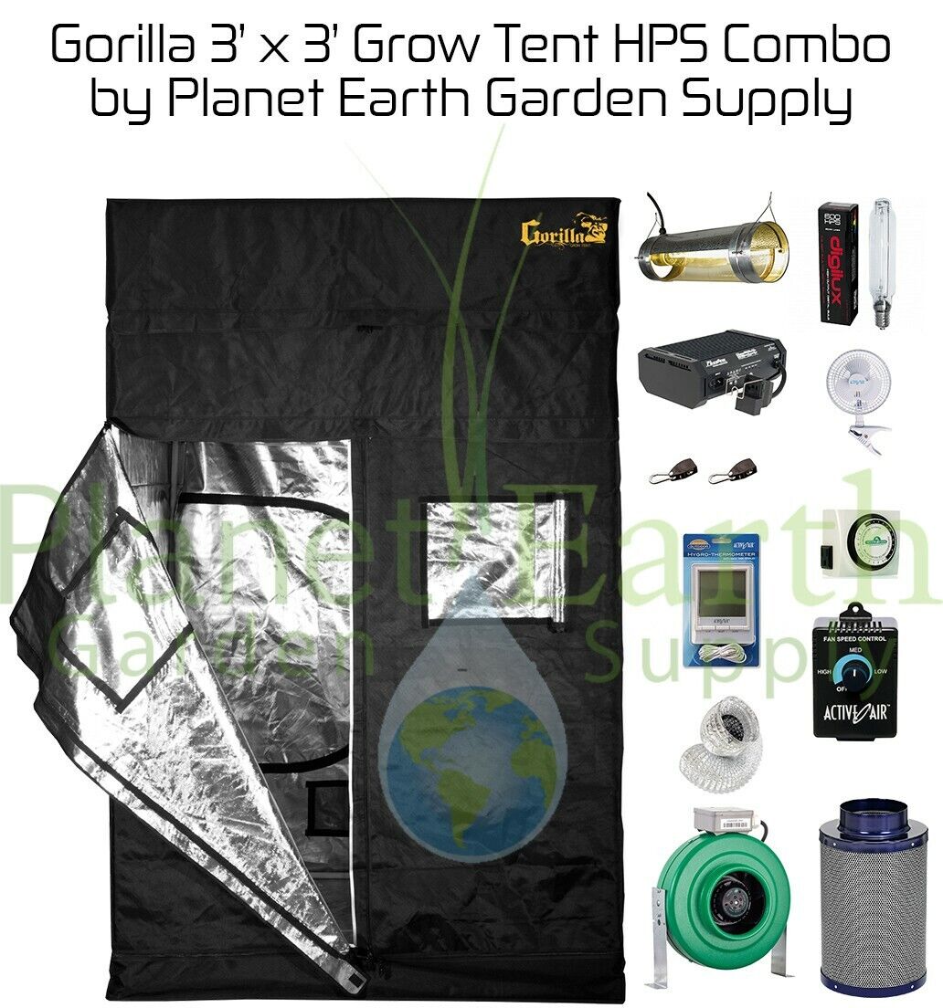 Complete Grow System / Gorilla Grow Tent, Equipment, Supplies, Fertilizers 